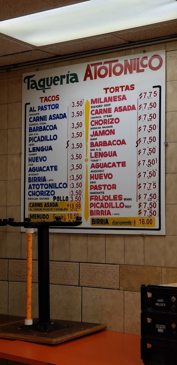 Atotonilco Taqueria Menu - Image 6